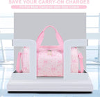 BLUBOON Duffle Bag Girls Kids Cute Gym Bag with Shoes Compartment & Wet Separation Waterproof Sports Overnight Travel Bag