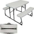 Stansport Compact Portable Kids Picnic Table – Foldable Space-Saving Design with Locking Legs – Lightweight Children’s Picnic Set for Travel, Parks, Campsite – Durable Steel Frame & Easy Clean Surface