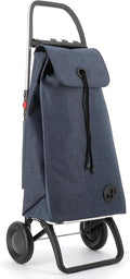 ROLSER I-Max Tweed 2 Wheel Foldable Shopping Trolley - Marine