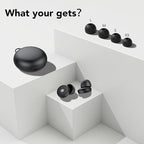 Ear Plugs for Sleeping Noise Cancelling, 45dB Soft Earplugs for Concert, Reusable Ear Plugs for Noise Reduction with Case & 8 Eartips, for Sleeping, Concert, Working, Studying, Traveling (Black)