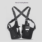 Leather Shoulder Armor Hidden Underarm Strap Wallet Adjustable Anti Pickpocket Accessories with Double Bag for Men, Women Leather Armor (pink)