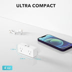 BN-LINK Multi Plug Outlet, Outlet Extender with 2 USB-A 1 USB-C 2 AC Oulets, 3 Prong Outlet Splitter for Dorm, School, Office, Home, Cruises Essentials for Ship and Travel, ETL Listed
