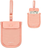 YOYI YOYI RFID Blocking Bra Wallet,Hidden Travel Pouch,Secret Stash Pocket - Credit Cards & Money & Valuables with Adjustable,Elastic Strap Suitable for All Bra Sizes