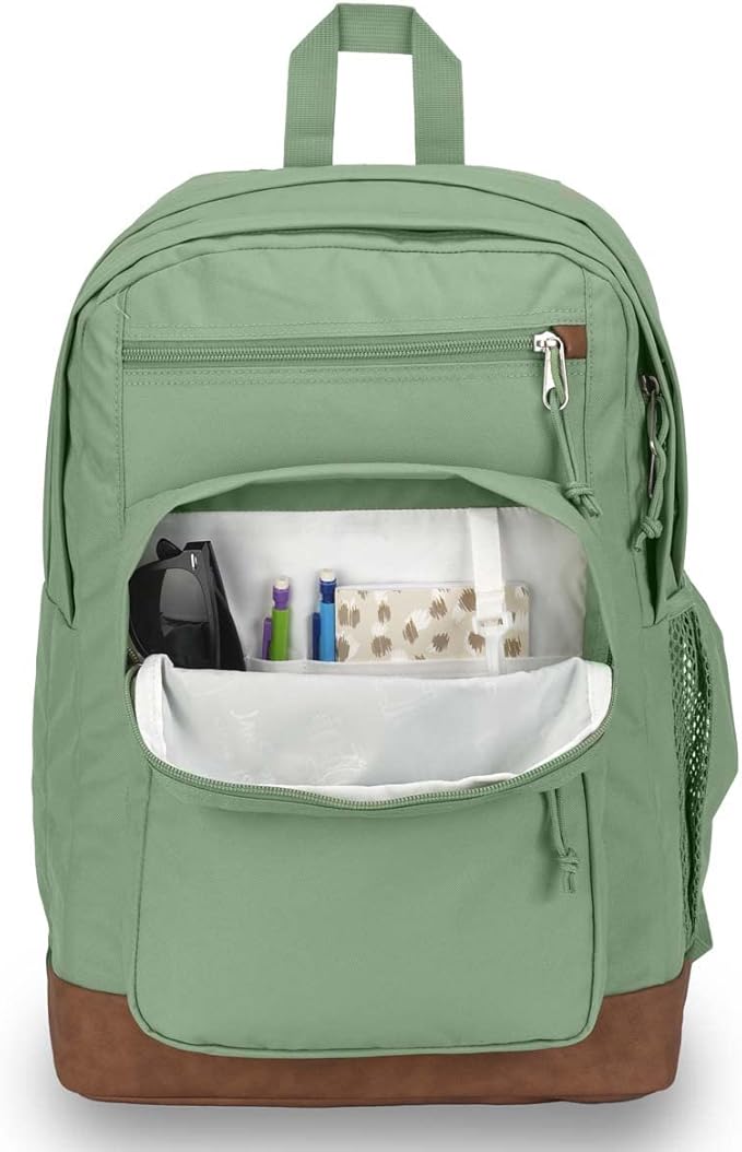 JanSport Cool Backpack, with 15-inch Laptop Sleeve - Large Computer Bag Rucksack with 2 Compartments, Ergonomic Straps, Loden Frost