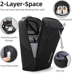 Muzee Business Backpack,Waterproof bag for Travel Flight Fits 17.3Inch Laptop With USB Charging Plug