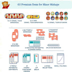 KeepGoing Daniel Tiger’s Small Travel First Aid Kit Kids – 60 Pc. Mini First Aid Kit for Purse, Diaper Bag, & Backpack with Latex-Free Bandages – 4 Oz., & 4.5 x 3.5 x 2 in, TSA-Approved