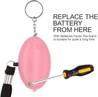 KOSIN Safe Sound Personal Alarm, 8 Pack 140DB Personal Security Alarm Keychain with LED Lights, Emergency Safety Alarm for Women, Men, Children, Elderly