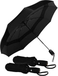 Repel Windproof Travel Umbrella - Compact & Withstands Winds up to 100MPH , Strongest Premium Auto Folding Umbrella for Rain and Sun - Durable, Light & Portable for Women & Men , Fits Backpack & Cars