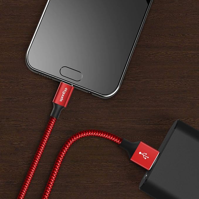 etguuds Long USB Type C Cable 15ft, USB A 2.0 to USB C Cable Fast Charge Nylon Braided Charger Cord Compatible with Samsung Galaxy Note, LG, Moto, Google, Switch, Camera and Other USB C Device