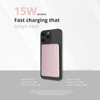 Custom Engraving Power Bank 5000mah,Customized Portable Charger with Name,Logo,Picture,Gift for Employees,Clients(Misty Rose)