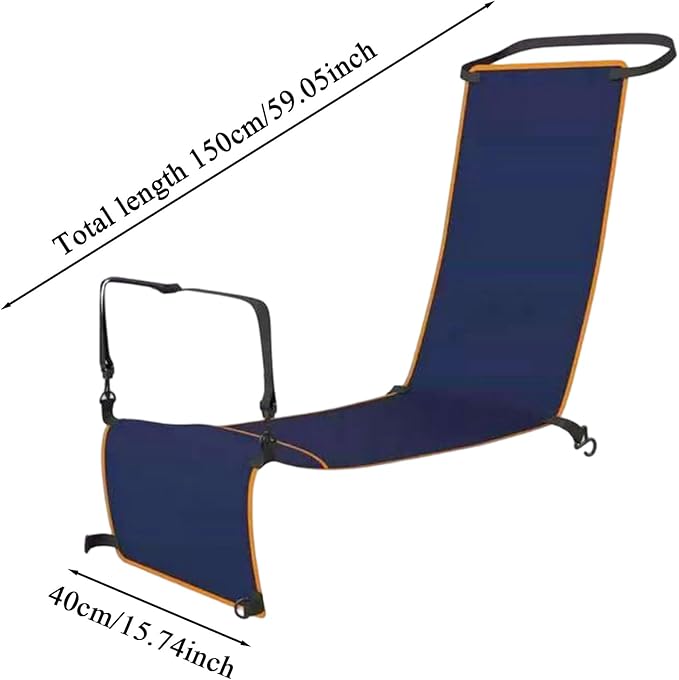 Airplane Foot Hammock for Adults, Portable Travel Foot Rest Hammock and Seat Extender, Travel Footrest Seat Extender Mat for Plane, Bus,Train, Foldable Relaxing Mat for Long Trips, Sleeping, Resting