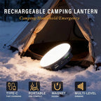 Camping Lights Tent Light 4500 Lumens 45W Rechargeable LED Lantern Magnetic Hanging, Portable USB Outdoor Canopy, Emergency Lights for Home, Lanterns for Power Outages, Ice Shanty Lights（Remote）