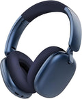 C6 Active Noise Cancelling Headphones, Wireless Over Ear Bluetooth Headphones, 60H Playtime, Lightweight Folding Deep Bass Comfort Fit Ear Cups Headset with Mic for iPad/Travel/PC/Home Blue