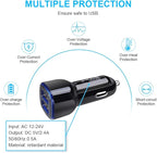 Car Charger Adapter for Samsung Galaxy A17 A16 A15 5G A14 A13 A36 A56 A55 A54 A53 A20 A21 A10E A01 A50 A11 A9 A51 A71 A32 S26 S25 S24 S23 S22 S21 S20 USB C Car Charger Plug Type C Fast Charging Cable
