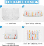 G4Free Beach Bag,Waterproof Beach Tote Pool Bags for Women,Compatible with Cup,Foldable for Weekender Travel