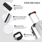 Abstract Modern Woman Fire 2 Pack Luggage Handle Wrap Set of Neoprene Luggage Tags for Suitcases Bag Strap Wrap Cover Travel Airplane Accessories Covers Markers Sleeve Grips Identifiers Cruise