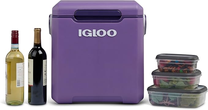 Igloo Tag Along Too Coolers | Insulated Hard Shell Picnic Style Cooler | Rolling Ice Chest