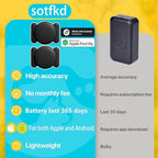 2 Pack No Subscription GPS Tracker for Vehicles,Car Tracker Device Hidden,Tracker Device for Vehicles (Android and iOS Compatible) | Magnetic Shell | Waterproof |Works with Google and Apple Find My