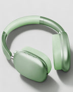 Wentronic Y01 Wireless Noise Canceling Headphones Bluetooth 5.3 Over Ear Headphones with Microphone, Hi-Res Audio, 48H Playtime, Foldable Comfortable Earpads,Compatible with iOS,Android,PC, Green