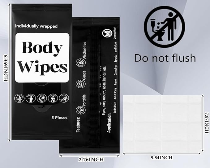 Travel Toiletry Kit with TSA Approved Essentials, 9-Piece Set & Reusable Bag