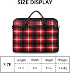 Laptop Shoulder Bag for Women Men, Waterproof Computer Case Messenger Bag Briefcase for Business Office Travel