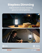 ETENWOLF 2-in-1 Lantern and Flashlight,6 Modes 1000LM Rechargeable Camping Light,5000mAh Super Bright Flashlight with UV,Waterproof Portable Tent Light for Camping,Emergency Light,Power Outage