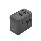 TESSAN Universal Travel Adapter, 65W International Power Adapter with 4 USB Charging Ports (2 USB C), Worldwide Plug Adaptor for US to Europe UK Italy Spain France Ireland Australia (Type C G A I)