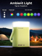 Portable Charger Power Bank, 65W Fast Charging 40000mAh Large Capacity Battery Pack with Digital Display & LED Ambient Light, Compatible with Laptop, iPhone, MacBook