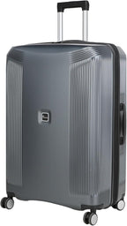 28 Inch Luggage with Spinner Wheels, Lightweight Expandable PC Hardside Large Checked Luggage with TSA Lock, Durable Rolling Suitcase, Gray