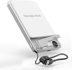 Qi2 Magnetic Portable Charger 10000mAh, 15W Wireless & 22.5W USB-C Fast Charger with Stand & LED Display, for iPhone 17/16/15/14,White