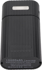 SUNGOOYUE DIY Power Bank Case H02B, Portable Battery Charger with Micro Type C Input for Mobile Phone MP3 MP4 Digital Camera, ABS Material (Black)
