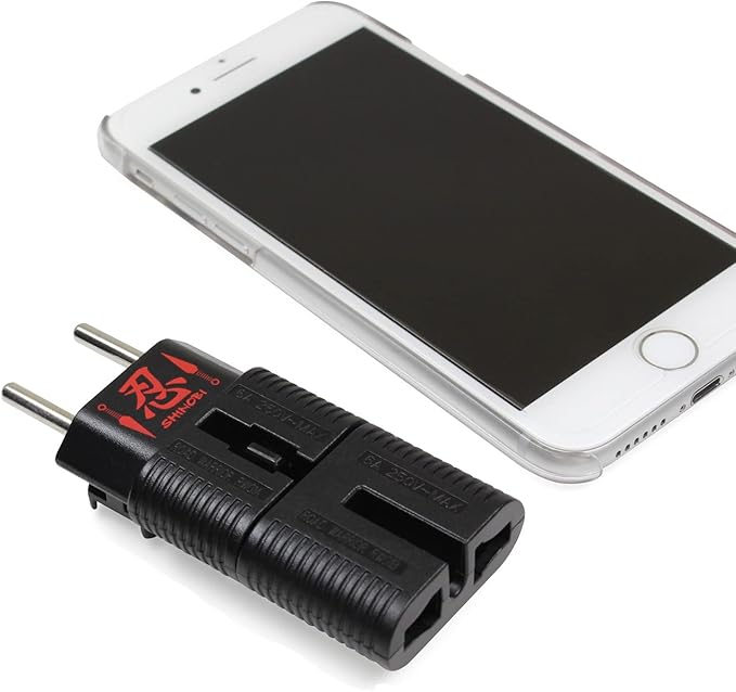 ROAD WARRIOR Travel Plug Adapter for Europe/UK/Australia/China/USA Outlet, Compact Lightweight Japan-Designed, RWG01BK