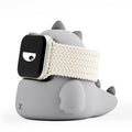 ELETIUO Charger Stand Compatible with Apple Watch Series Ultra2/Ultra/10/9/8/SE2/7/6/SE/5/4/3/2/1 (49/46/45/44/42/41/40/38mm),Dinosaur iWatch Charging Dock,Supports Nightstand Mode,Grey