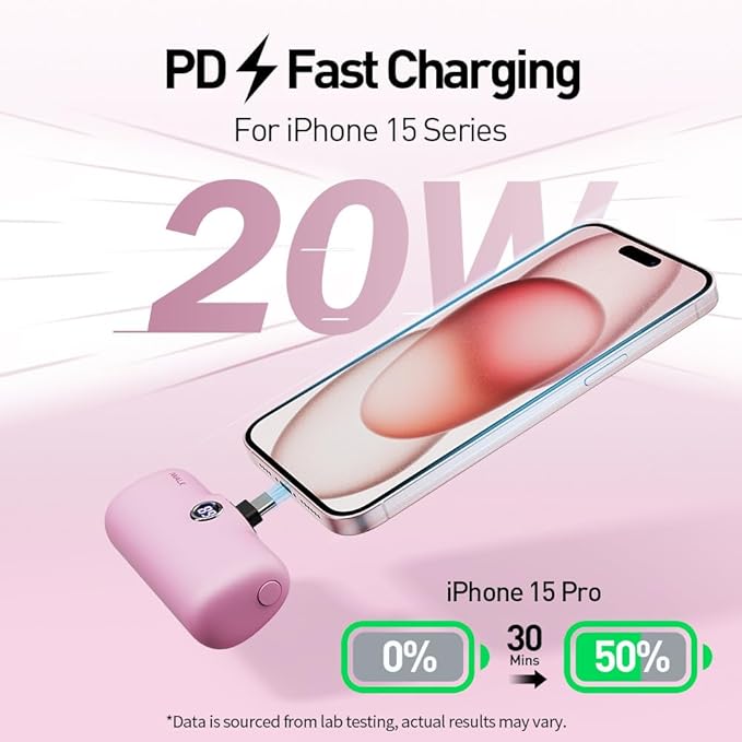 iWALK USB-C Portable Charger for iPhone 15