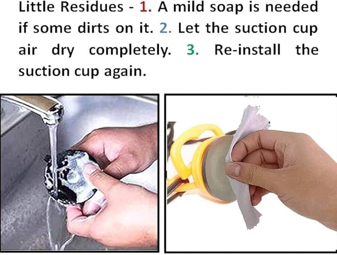 Braided Elastic Cord Travel Clothesline Travel Bungee Cord Laundry Clothesline (with 2 Strong Suction Cups) - Secures to Wall or Tile with Extra Large Suction Cups | Secures to Tree or on a Pole