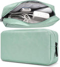 CAAORDKSO Electronic Organizer Travel Cable Accessories Bag, Electronic Organizer Case, Electronic Accessories Organizer Bag for Cable, Cord, Charger, Phone, Power Bank, Earphone (Big-Mint Green)