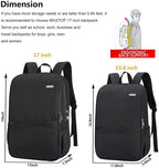 MAXTOP Deep Storage Laptop Backpack Business Anti-theft Backpacks[Water Resistant] College Computer Bookbag Fits 15 Inch Laptop Black