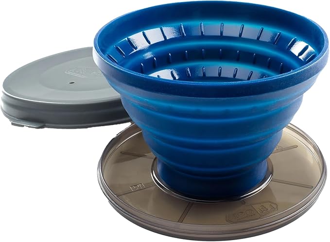 GSI Outdoors Pour-Over Java Drip I Travel Drip Coffee Maker, Collapsible Cone Fits All Coffee Cups & Mugs for Caravan, RV, Camping & Backpacking