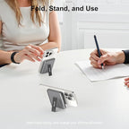 SIXTHGU Portable Charger, for Magsafe Power Bank with Foldable Alloy-Stand, 10000mAh Magnetic Battery Pack with 22.5W Fast Charging for iPhone 17/16/15/14/13/12 Series