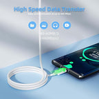 AHDFWI 2 Pack iPhone 15 Carplay USB Cable for iPhone 16E 16 15, 16 15 Pro Max, 15 Plus Car Charger, iPad Pro 12.9/11, iPad 10 Generation, iPad Air 5 4 Generation, Mini 6 Generation Fast Charging Cord