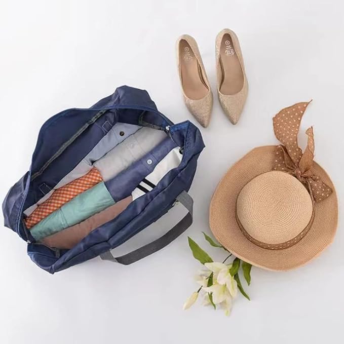 2 Pack Foldable Travel Duffel [[Bag]] for Airlines [Carry] on Weekender [Overnight] Hospital Tote Gym Duffel [[Bag]] with Toiletry [[Bag [Overnight] [[Bag For Women