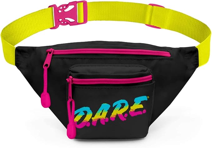 Tipsy Elves Black DARE Fanny Pack (Size One Size, Black)