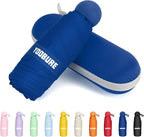 Yoobure Travel Umbrella Portable Compact Umbrellas, Pocket Mini for Purse, Umbrellas for UV Sun & Rain Small for Backpack, Umbrella with Case Folding for Kids Women