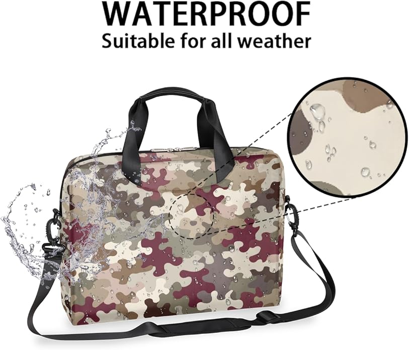 Cute Laptop Shoulder Bag for Women Men, Computer Laptop Bag Laptop Sleeve Case Laptop Satchel Briefcase Carrying Bag QA-1