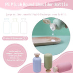 3 Pack Leakproof Travel Bottles 6.8oz | Squeeze Shampoo & Lotion Containers with Locking Flip Caps | Food Grade HDPE/PP for Toiletries, Gym, Camping (Green+Blue+Pink)
