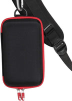 Hermitshell Hard Travel Case for Ekrist/LanLuk Portable Charger Power Bank 25800mAh (Black + Red Zipper)