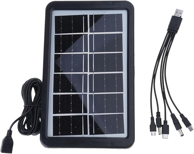 Lightweight 10W Solar Panel Charging USB Port High Efficiency Solar Module For Outdoor Activity & Mobile Charging
