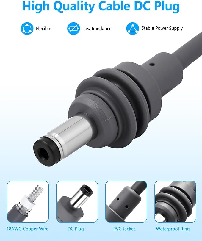 EAGWELL Starlink Mini 12V Adapter DC Step Up Converter with Starlink Mini Power Cord 9-28V Input 30V 3.5A Output for Starlink Mini Power Supply Step Up Conversion