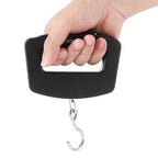Digital Luggage Scale, Portable Electronic Hanging Scale with LCD Display, 110 lb/50 kg Capacity for Travel
