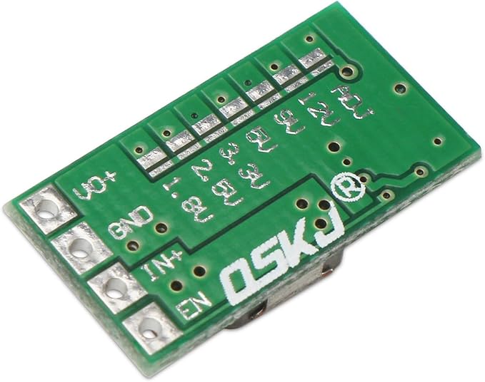 DROK Buck Converter 12V to 5V 10pcs, Mini DC Adjustable Voltage Regulator 4.5-24V to 5V, Step Down Converter 3A